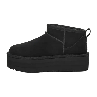 Ugg Damen Classic Ultra Mini Plateau-Boot Black / Schwarz