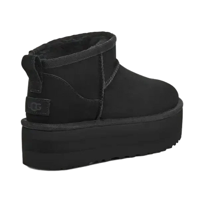 Ugg Damen Classic Ultra Mini Plateau-Boot Black / Schwarz