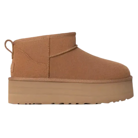 Ugg Damen Classic Ultra Mini Plateau-Boot Chestnut