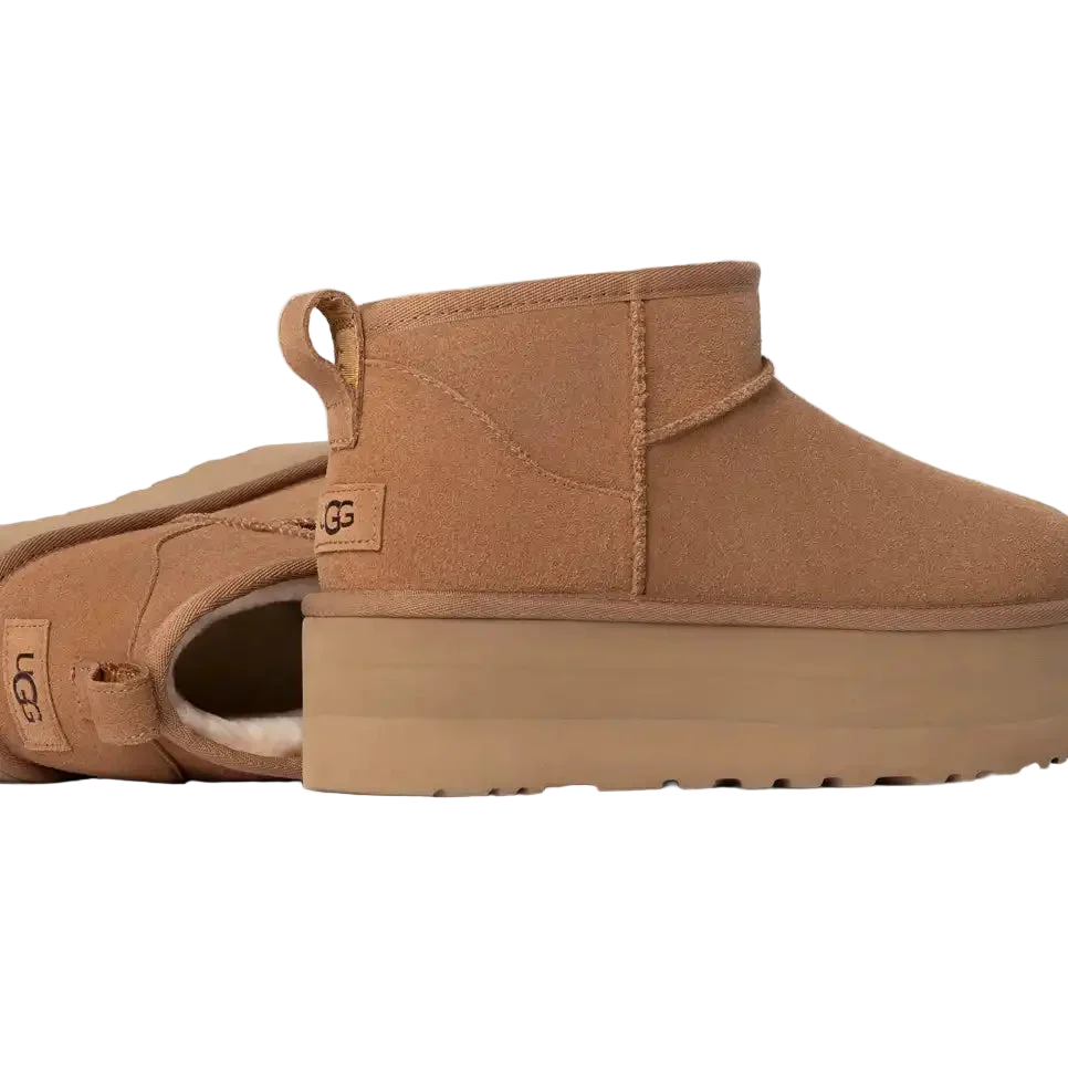Ugg Damen Classic Ultra Mini Plateau-Boot Chestnut