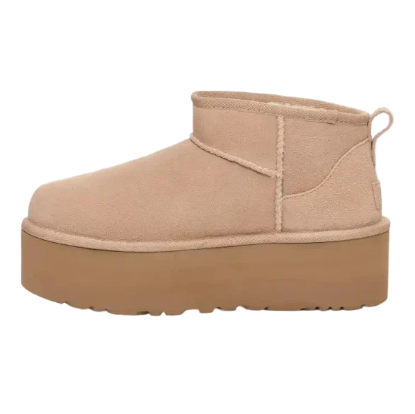 Ugg Damen Classic Ultra Mini Plateau-Boot Sand