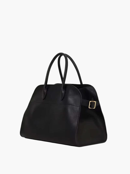 Große Handtasche mit Henkeln und Struktur-Oberfläche